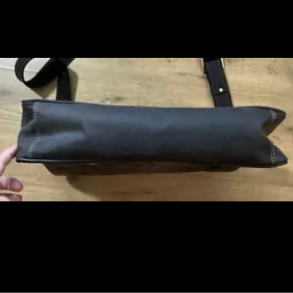 Visconti Berlin Crossbody Messenger Bag Oiled Leather Double Buckle - Picture 6 of 12